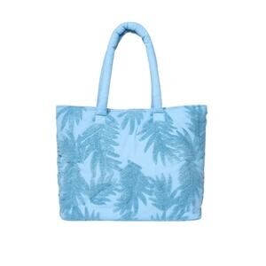 New Shade & Shore Light Blue Terry Tote
